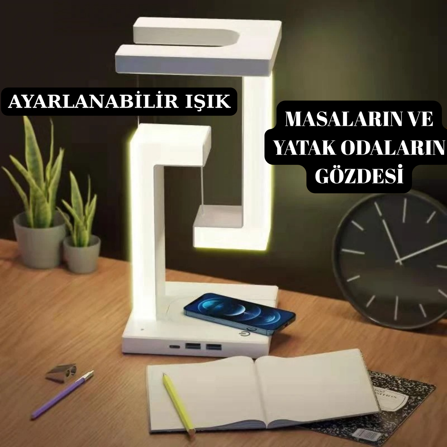 Gece Lambası ve Şarj Cihazı | Rahat Uyu, Cihazın Dolsun